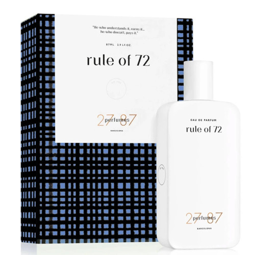 Парфумована вода 27 87 Perfumes Rule of 72 для чоловіків та жінок (оригінал)