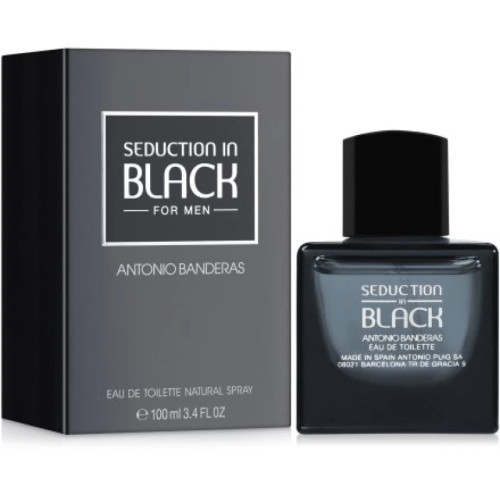 Туалетна вода Antonio Banderas Seduction in Black для чоловіків