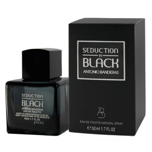 Туалетна вода Antonio Banderas Seduction in Black для чоловіків