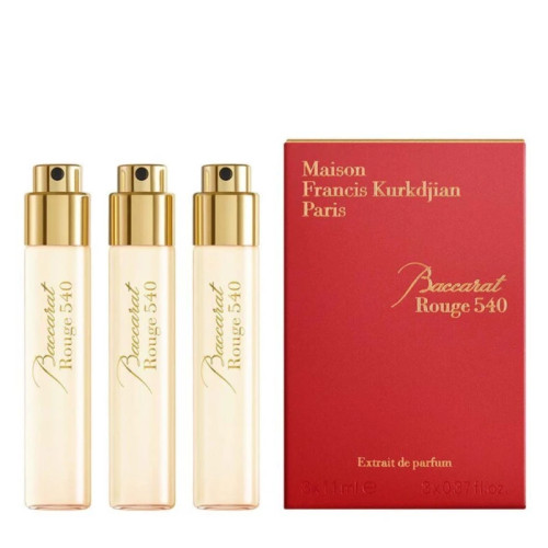 Набір Maison Francis Kurkdjian Baccarat Rouge 540 Extrait Travel Set для чоловіків та жінок (оригінал)
