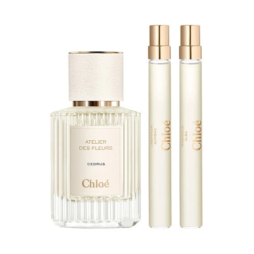 Набір Chloe Atelier des Fleurs Discovery Gift Set (Cedrus, Magnolia Alba, Jasminum Sambac) для чоловіків та жінок