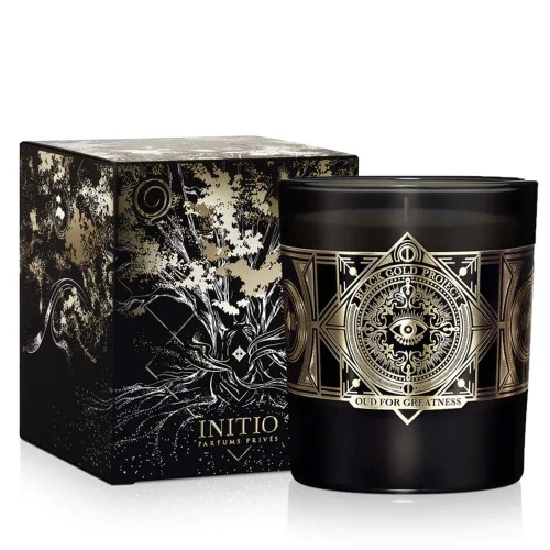 Ароматична свічка Initio Parfums Prives Oud for Greatness для чоловіків та жінок