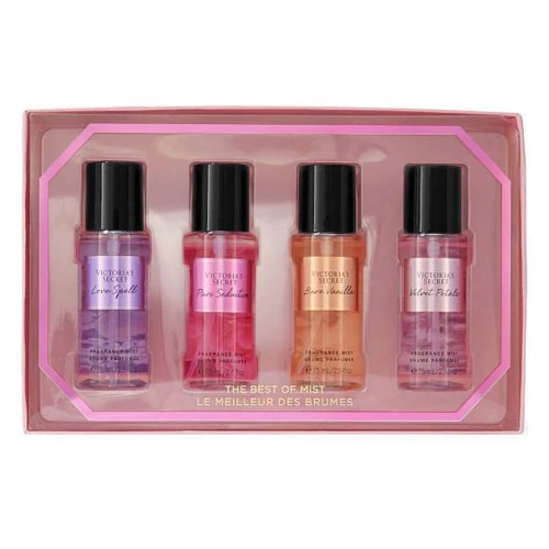 Набір спреїв для тіла Victoria's Secret The Best Of Mist (4×75 ml) для жінок
