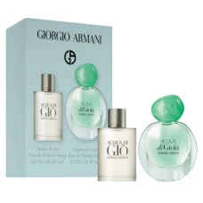 Набір Giorgio Armani Mini Set (Acqua Di Gio Pour Homme + Acqua Di Gioia Women) для чоловіків та жінок