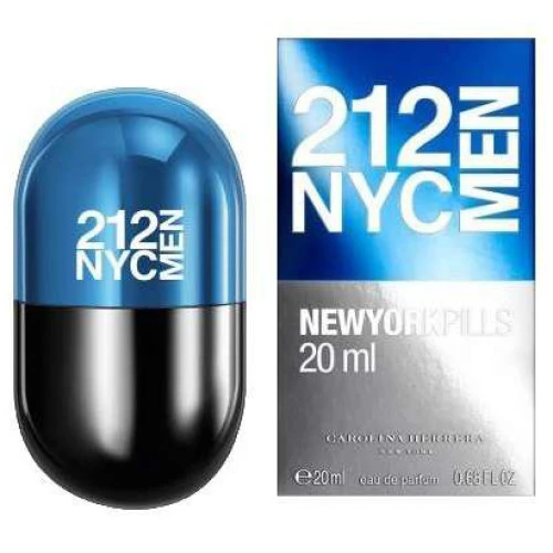 Туалетна вода Carolina Herrera 212 NYC Men Pills для чоловіків