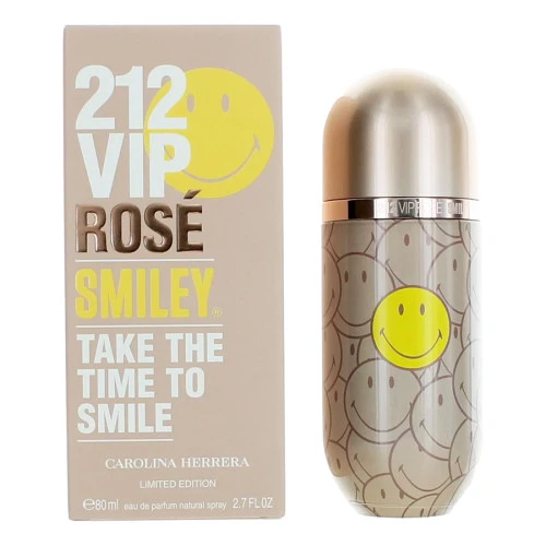 Парфумована вода Carolina Herrera 212 Vip Rose Smiley для жінок