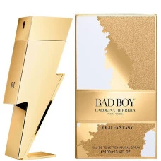 Туалетна вода Carolina Herrera Bad Boy Gold Fantasy для чоловіків