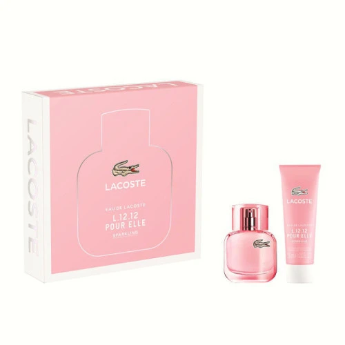 Набор Lacoste Eau De L.12.12 Pour Elle Sparkling для женщин