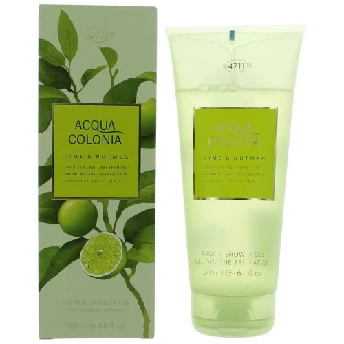 Гель для душа Maurer & Wirtz 4711 Acqua Colonia Lime & Nutmeg для мужчин и женщин