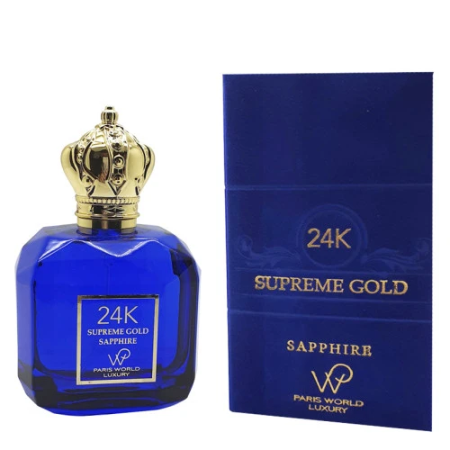 Парфумована вода Paris World Luxury 24K Supreme Gold Sapphire для жінок