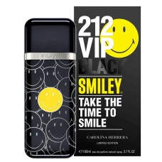 Парфумована вода Carolina Herrera 212 VIP Black Smiley для чоловіків