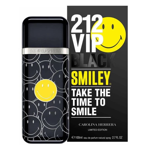 Парфумована вода Carolina Herrera 212 VIP Black Smiley для чоловіків