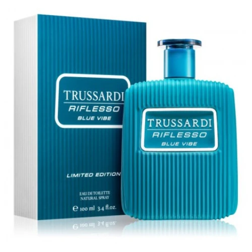 Туалетна вода Trussardi Riflesso Blue Vibe Limited Edition для чоловіків